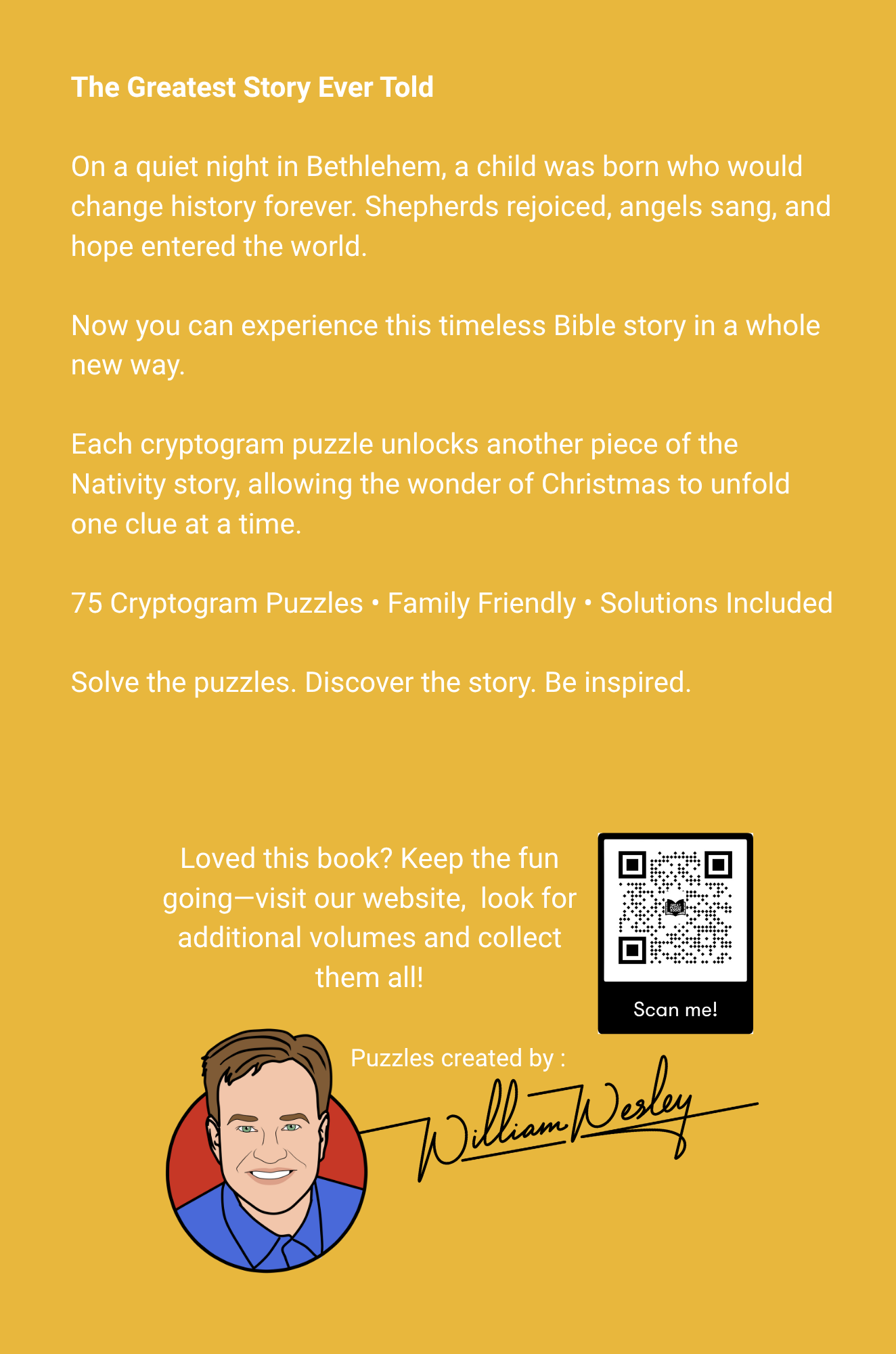 The Birth of Jesus: Classic Bible Story Cryptograms
