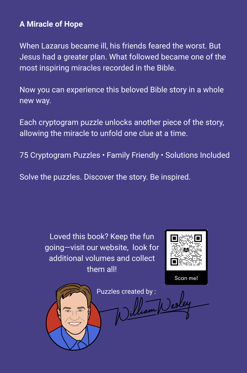 Jesus Raises Lazarus Bible Story Cryptograms