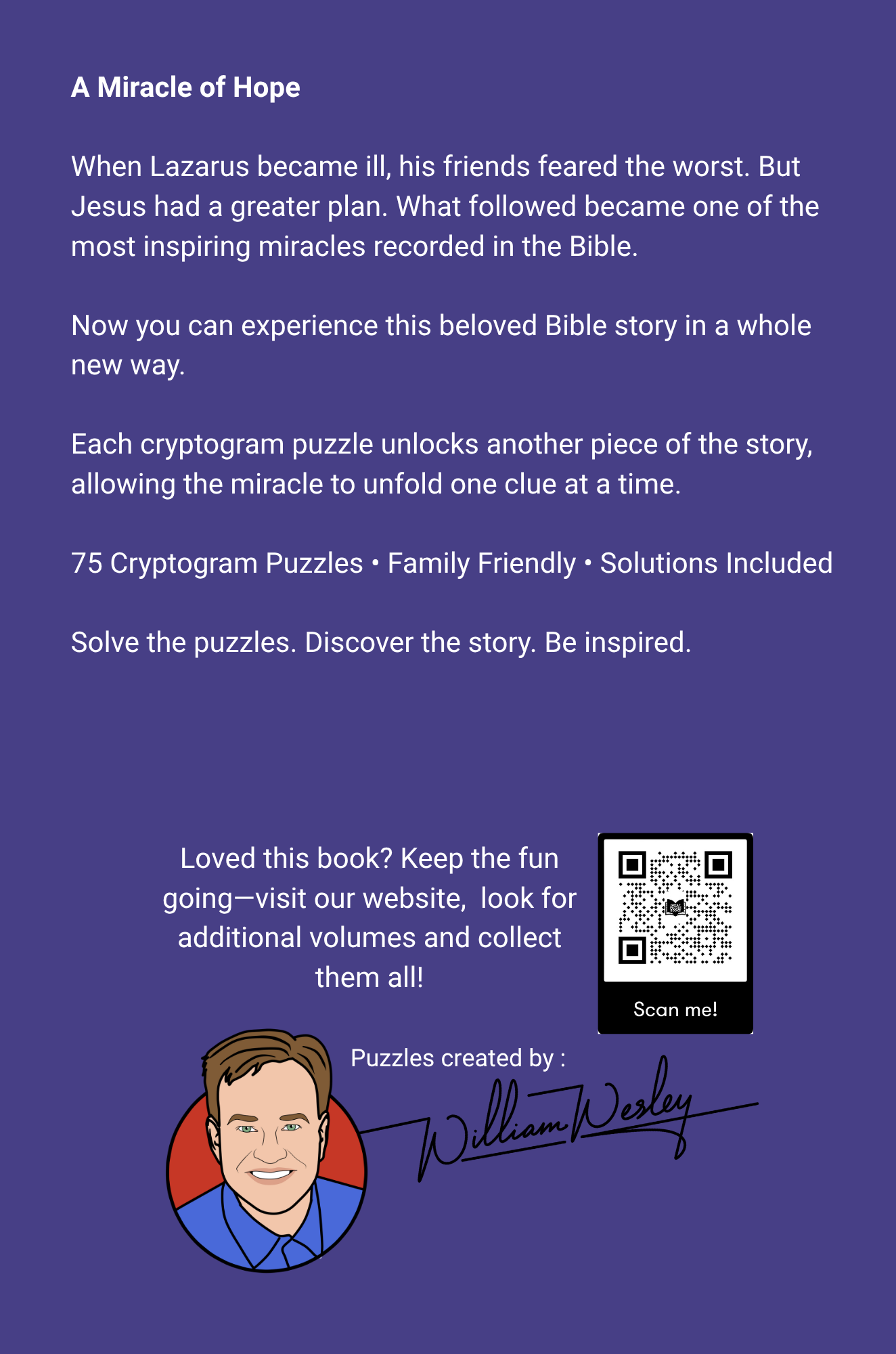 Jesus Raises Lazarus Bible Story Cryptograms