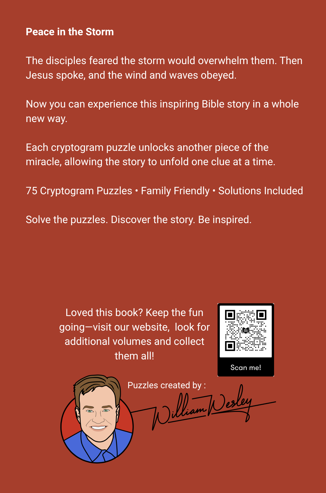 Jesus Calms the Storm Bible Story Cryptograms