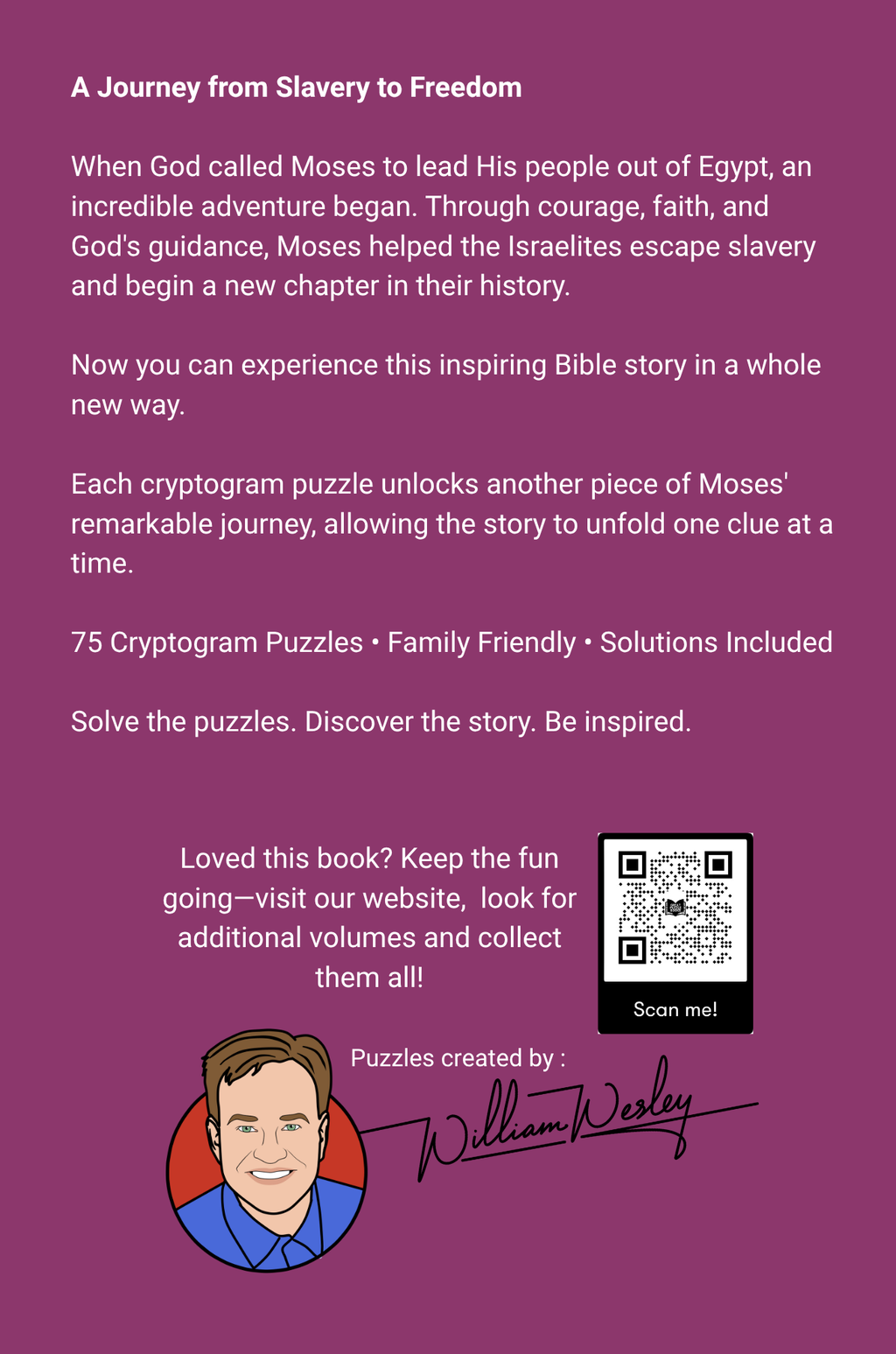 Moses and the Great Escape Bible Story Cryptograms
