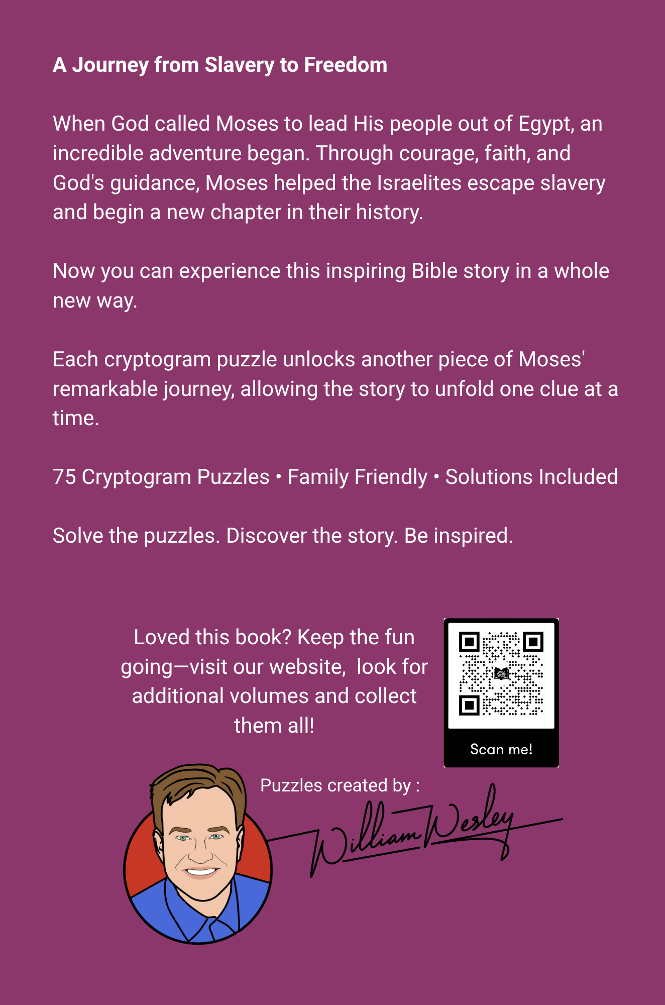 Moses and the Great Escape Bible Story Cryptograms