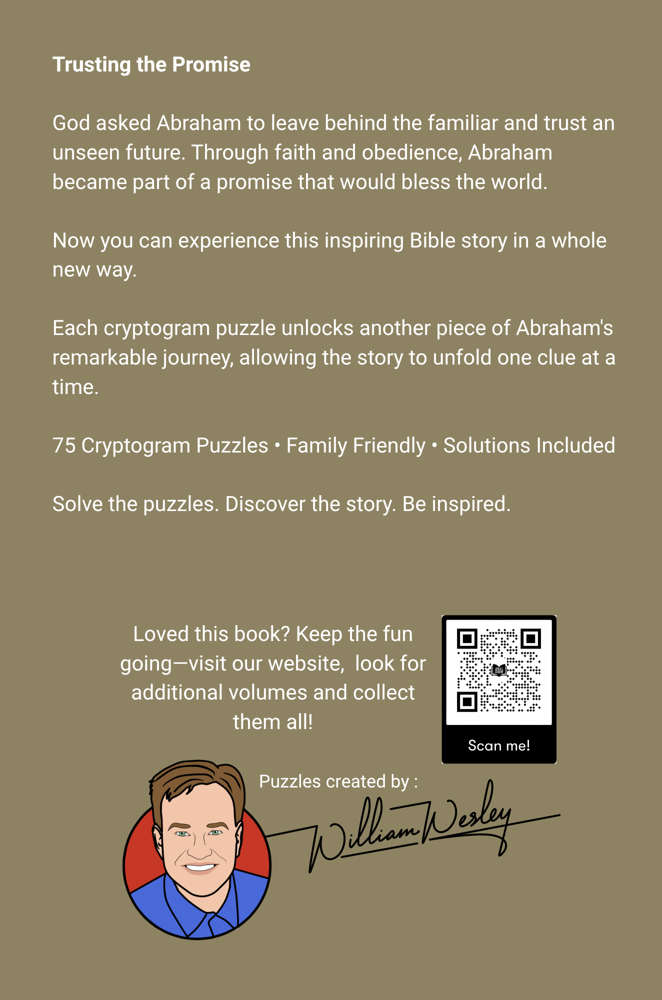 Classic Bible Story Cryptograms: Abraham and God's Promise