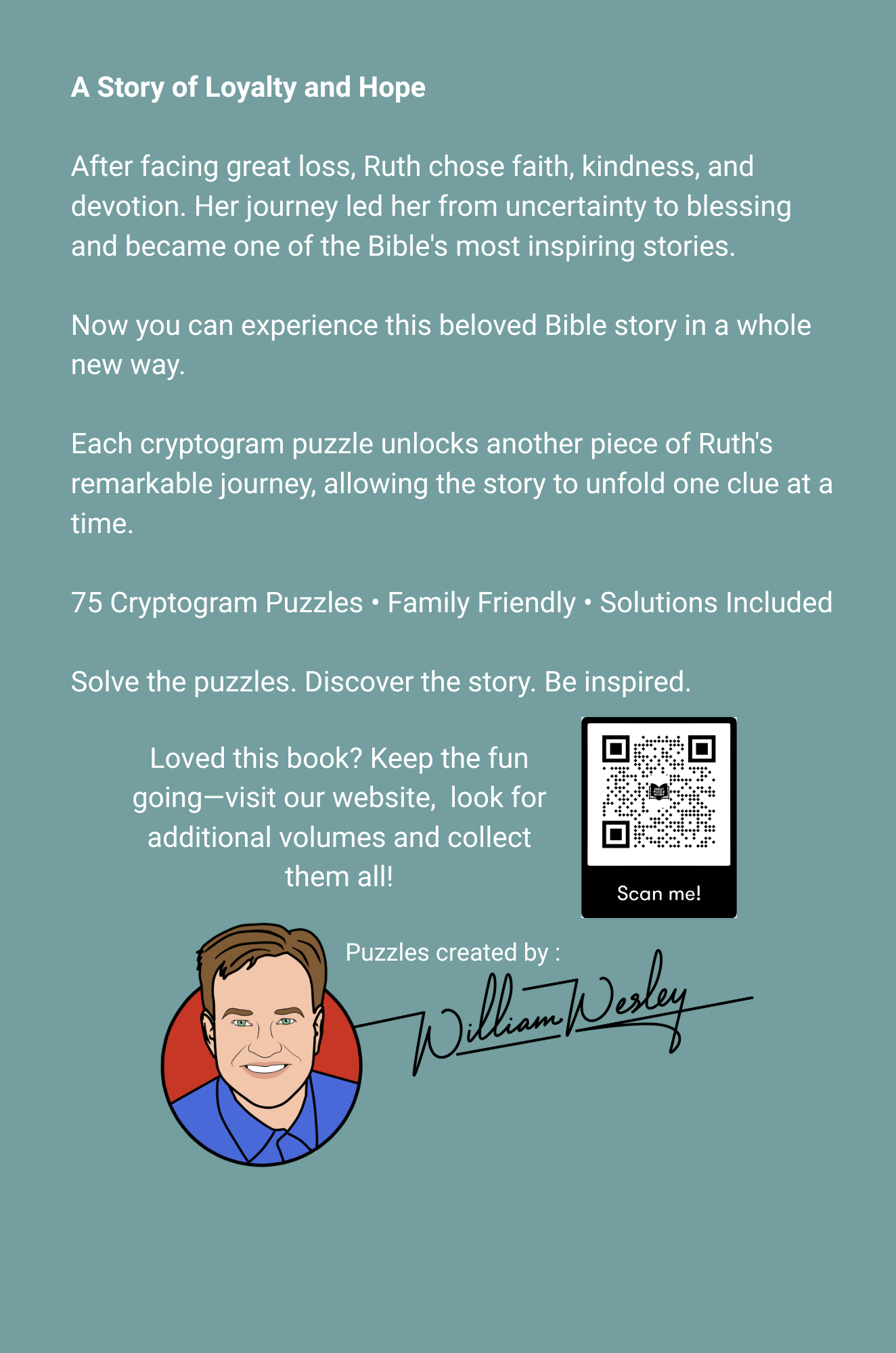 Ruth and the Harvest of Hope Bible Story Cryptograms