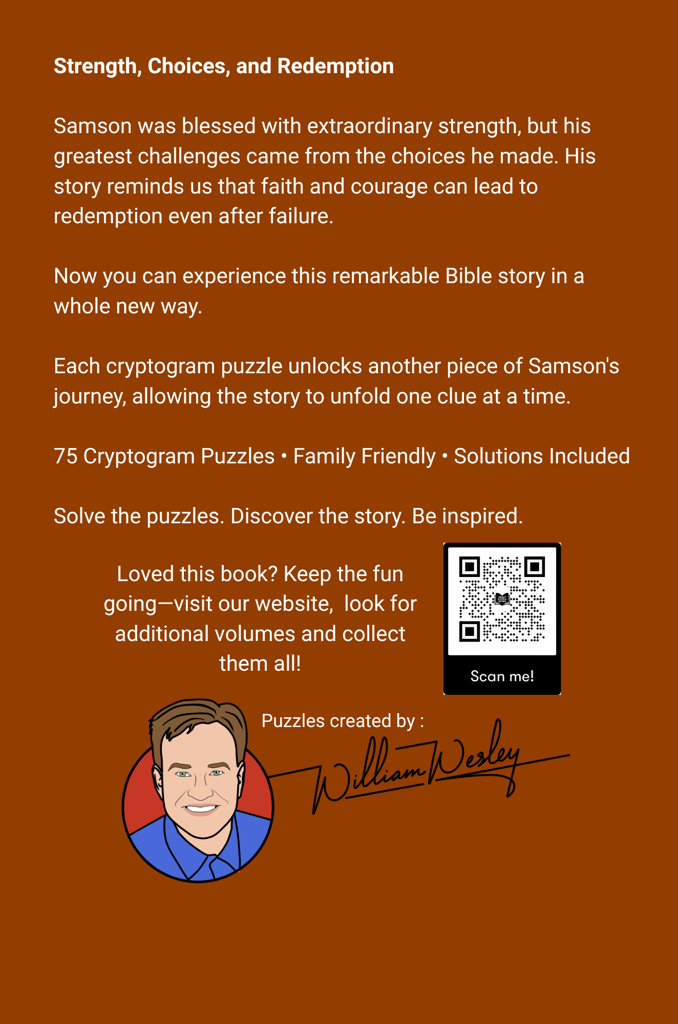 Samson and Delilah Bible Story Cryptograms