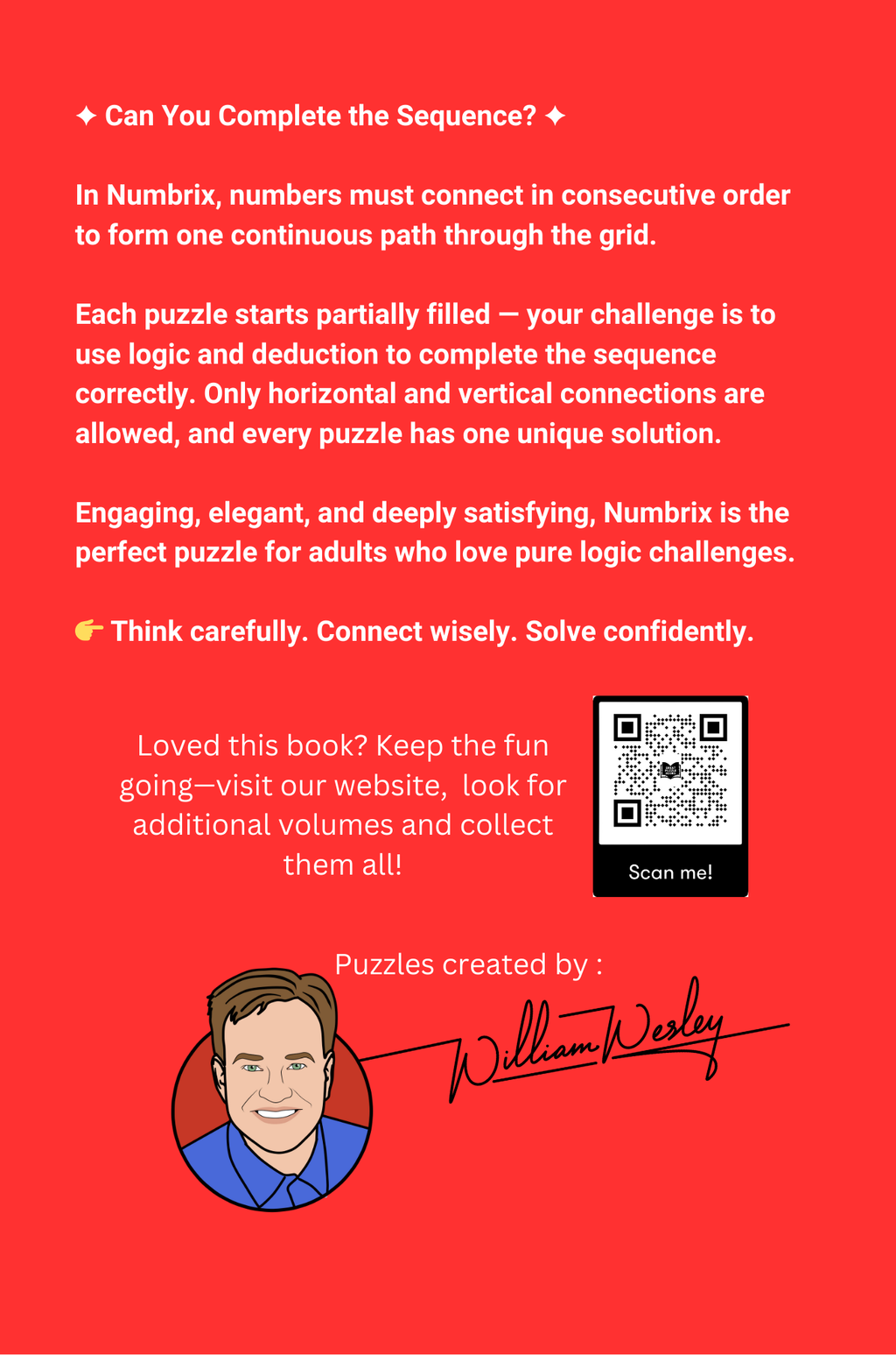 Numbrix Number Path Logic Puzzles: Volume One - Easy 6x6 Grids