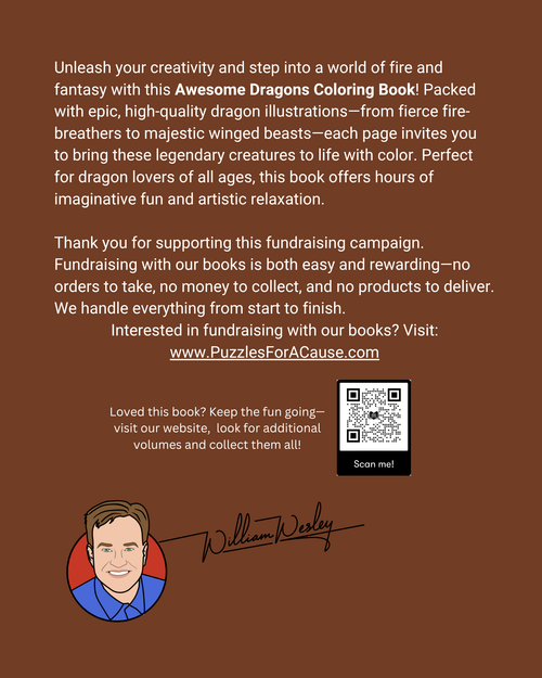 Awesome Dragons Coloring Book: Volume One