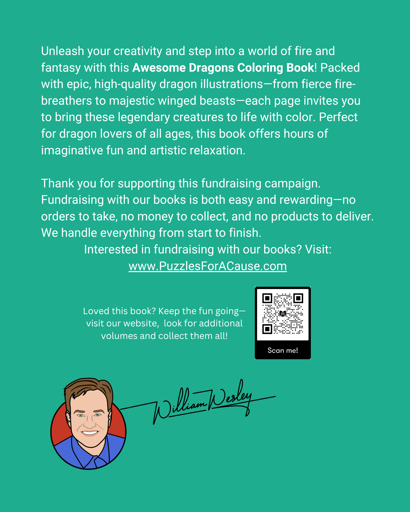 Awesome Dragons Coloring Book: Volume Two