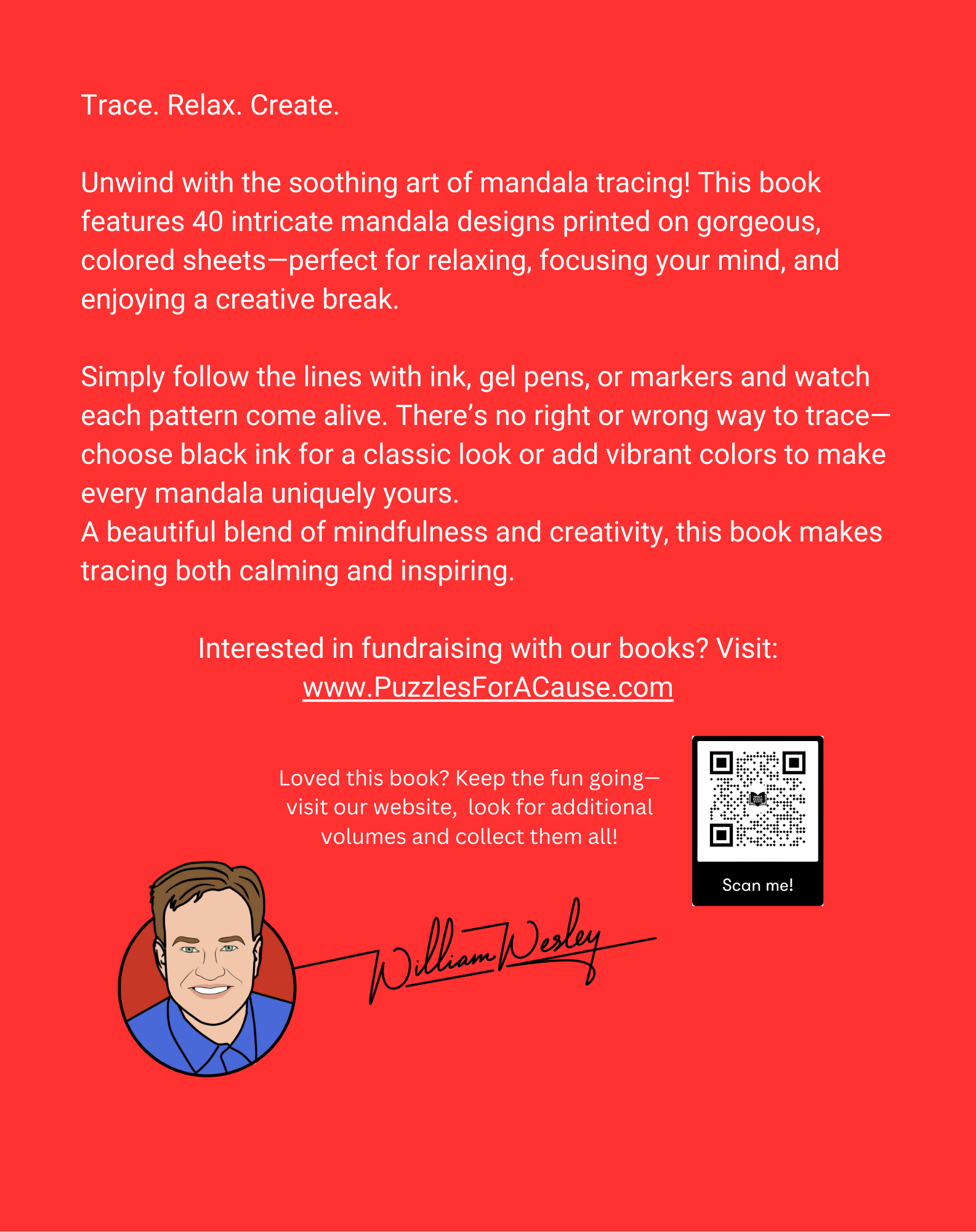 Ink Tracing for Adults: Volume One - Mandala