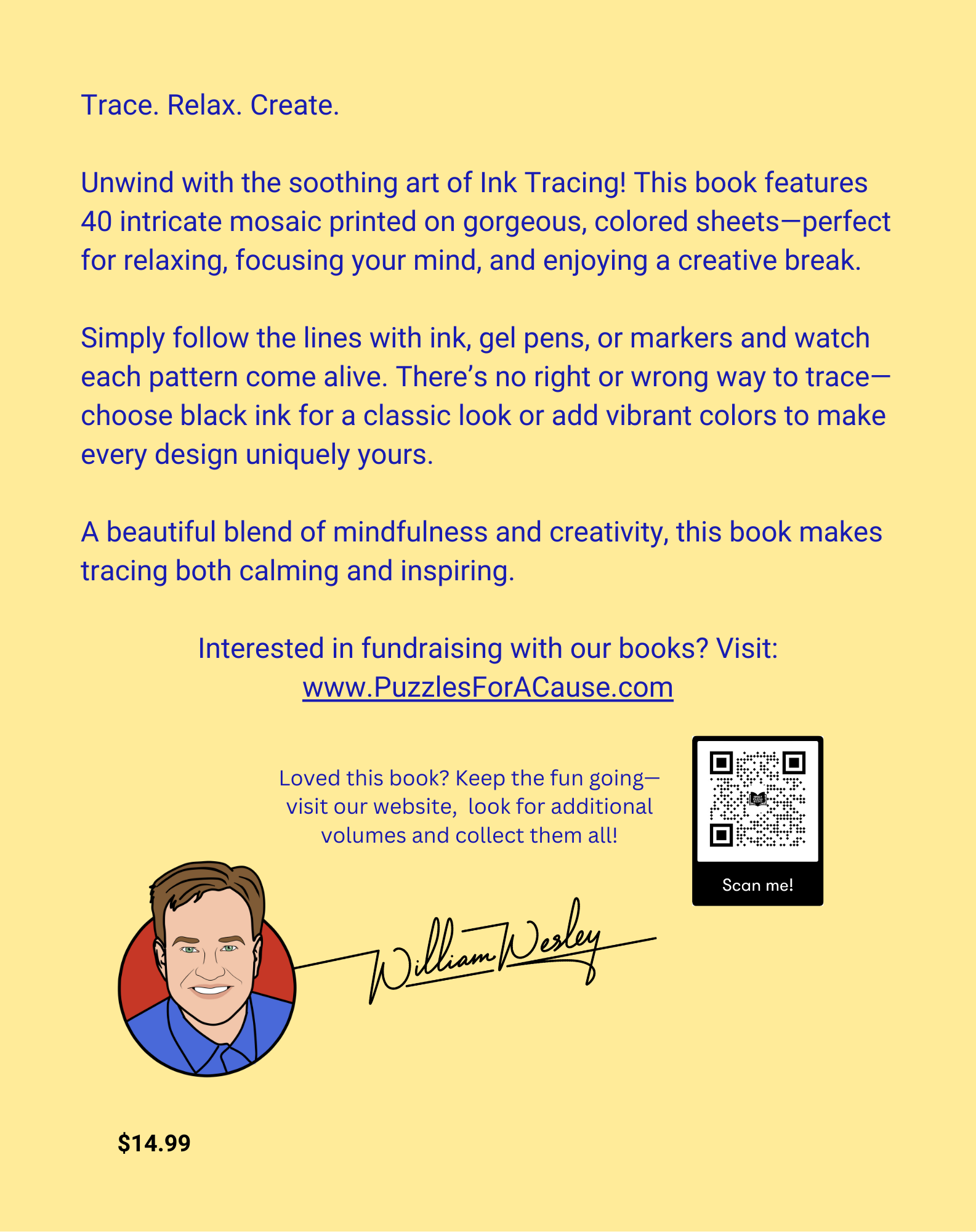 Ink Tracing for Adults: Mosaic
