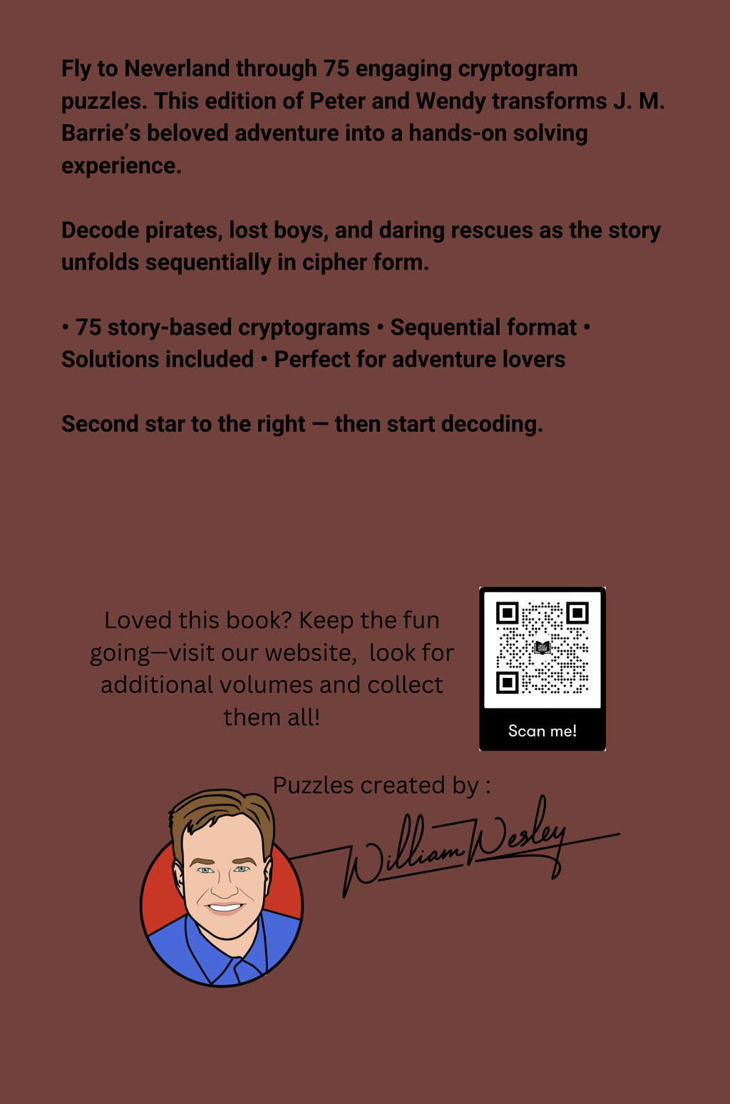 Classic Story Cryptograms Volume Ten: Peter Pan (Peter and Wendy)