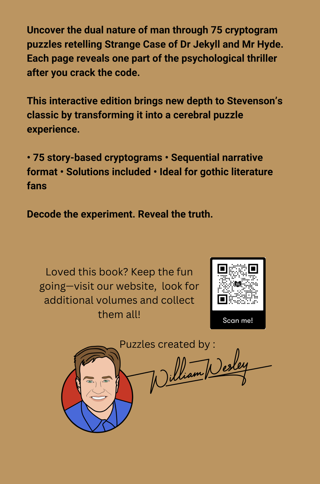 Classic Story Cryptograms Volume 15:  Strange Case of Dr Jekyll and Mr Hyde