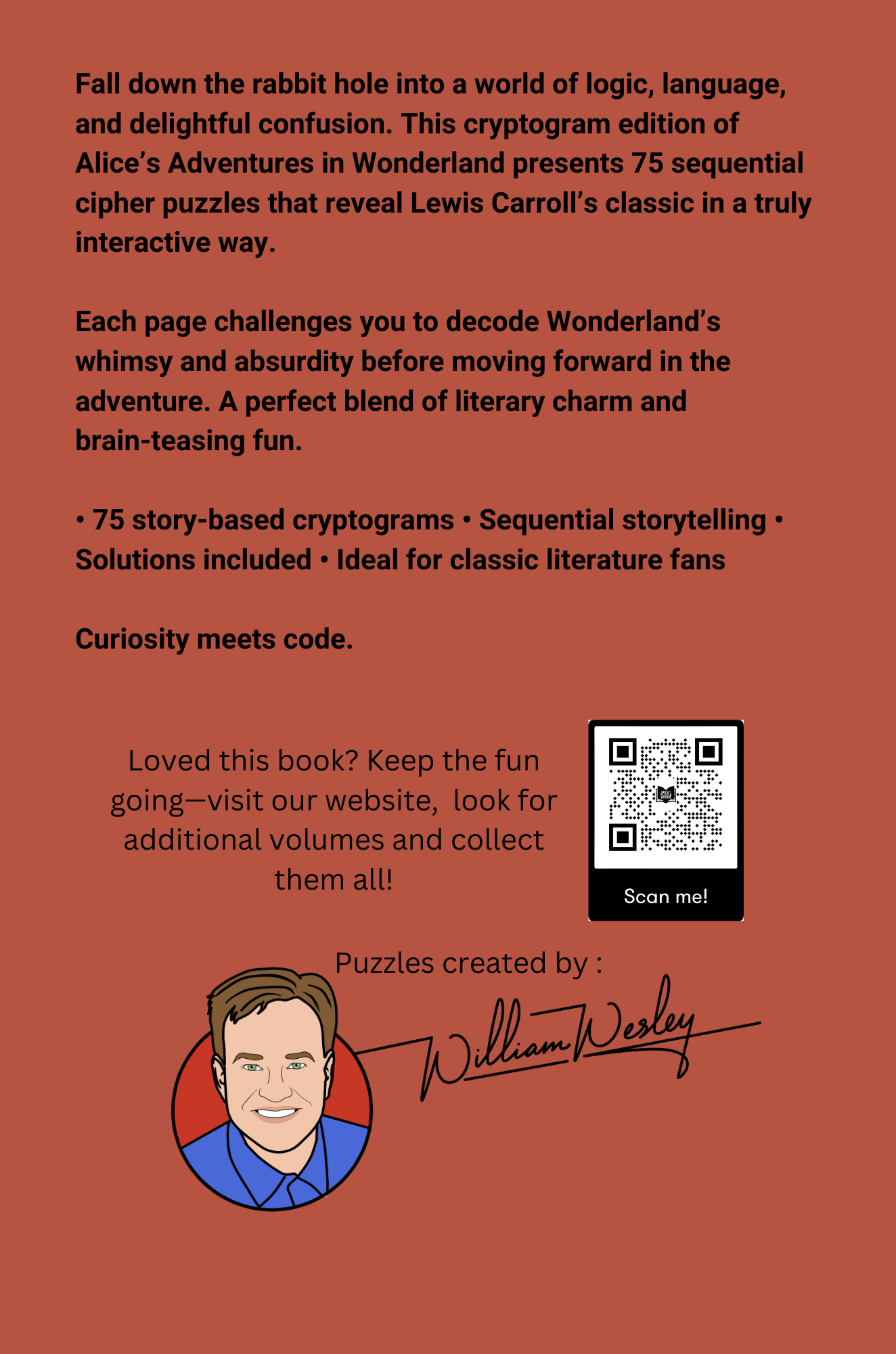 Classic Story Cryptograms Volume Eight:  Alice's Adventures in Wonderland