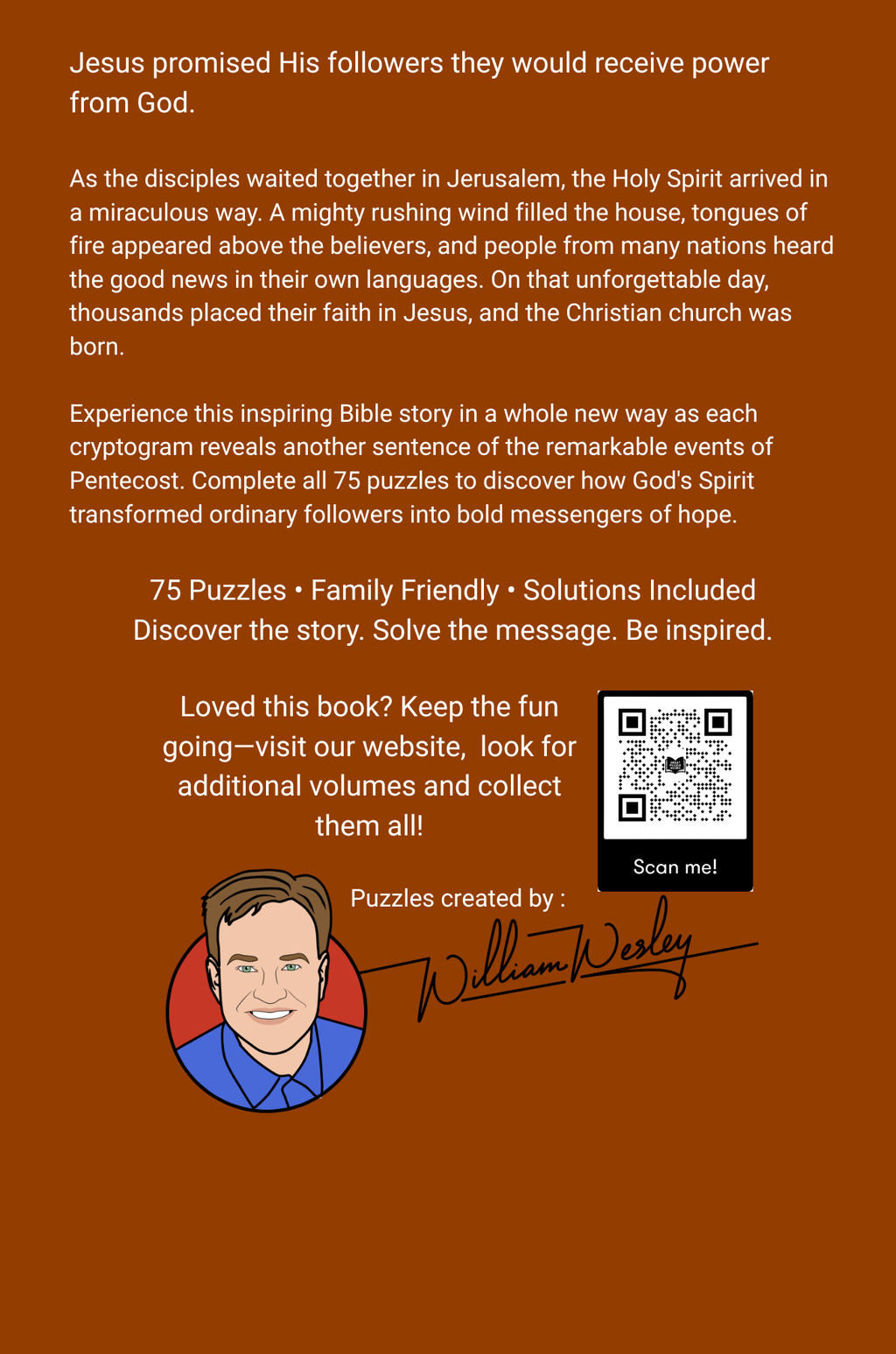 The Day of Pentecost  Bible Story Cryptograms