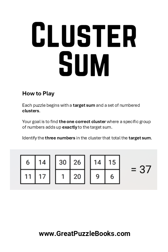 Cluster Sum: Volume One
