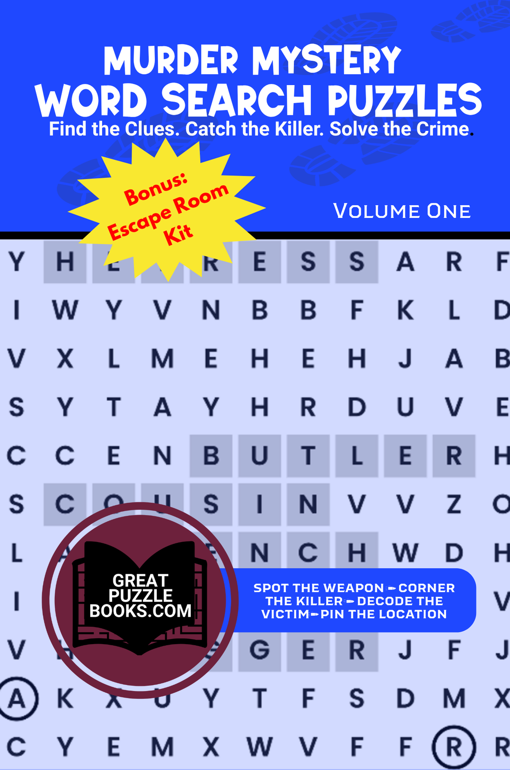 Murder Mystery Word Search Puzzles: Volume One