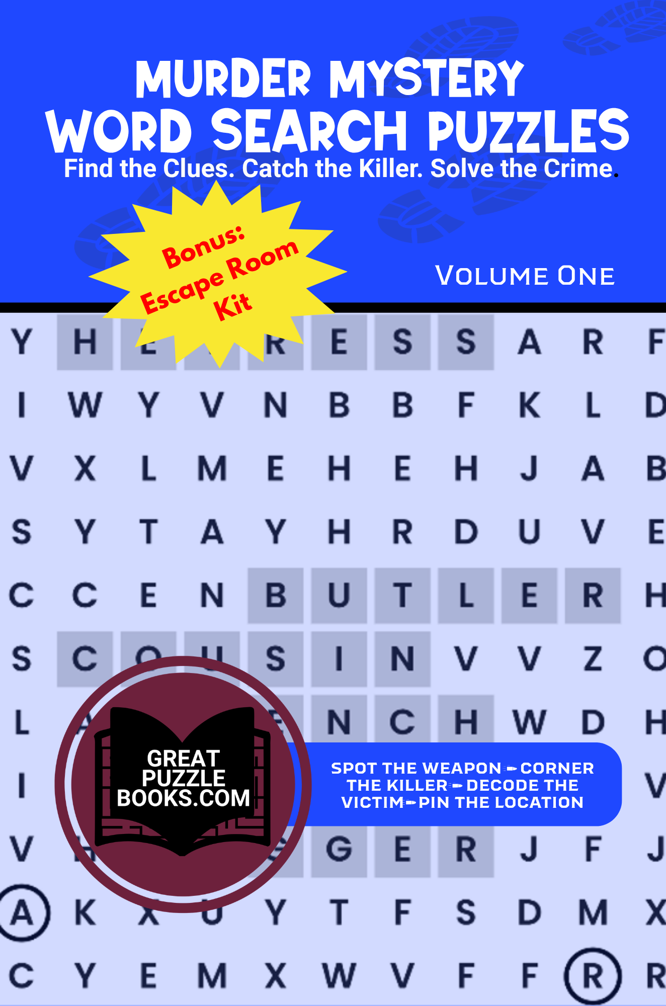 Murder Mystery Word Search Puzzles: Volume One