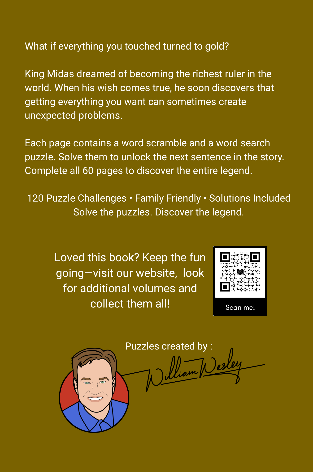 King Midas and the Golden Touch Classic Greek Myth Word Search